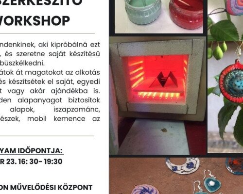 Tűzzománc ékszerkészítő workshop