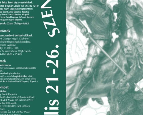 XXI. Szent György- hegyi napok